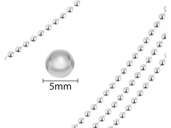 Silver julgranskedja 5 m 360 ljus
