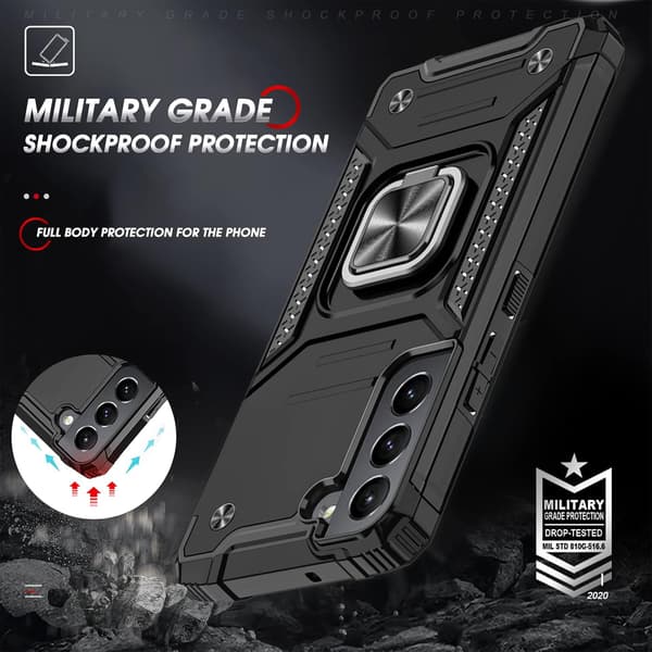 ETUI TIL SAMSUNG GALAXY S22+ 5G ARMOR SORT SILIKONE SM-S906B