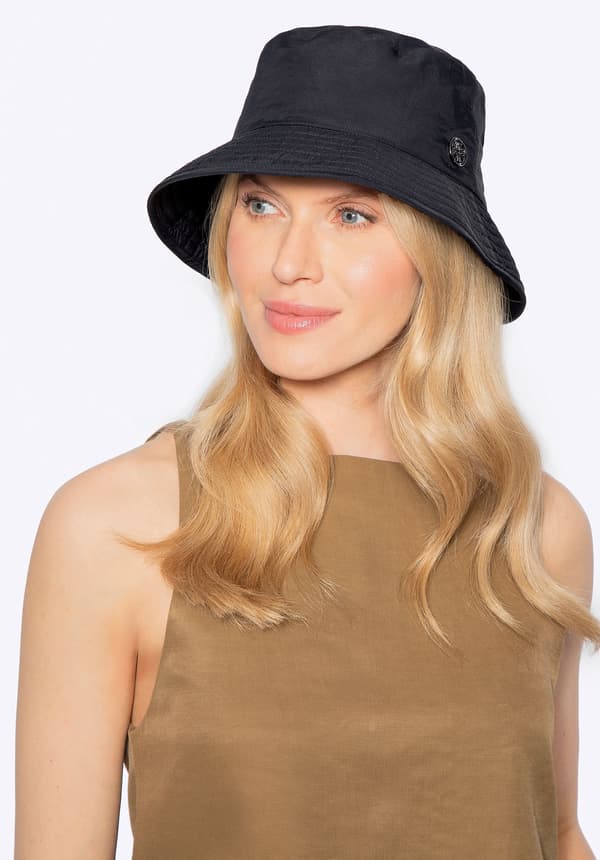 Wittchen Miesten Musta Nylon Ämpärihattu