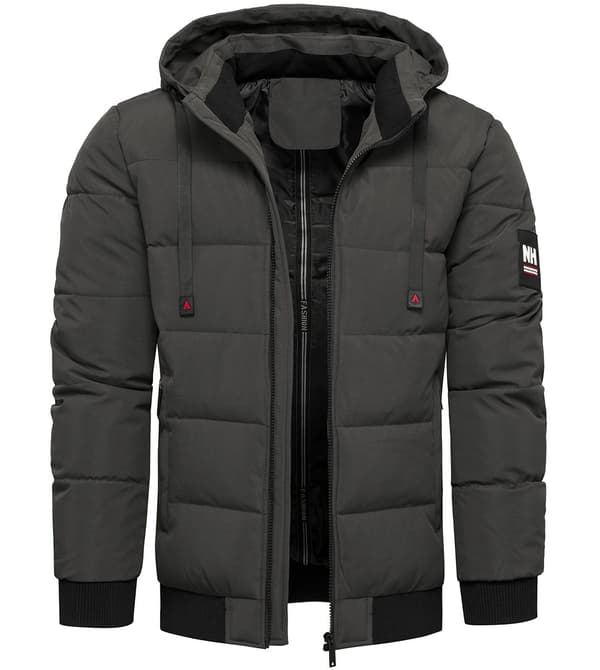 Vinröd turtleneck-tröja för herr Recea L