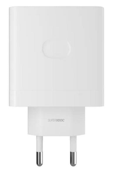 OPPO Supervooc 80W Vægoplader Hvid
