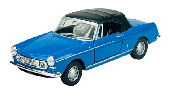 Welly VANHA Peugeot 404 avoauto katolla sininen 1:34 43604