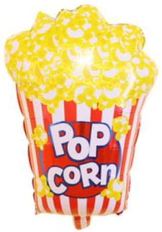 Popcornkalvoilmapallo 44x66cm 1 kpl