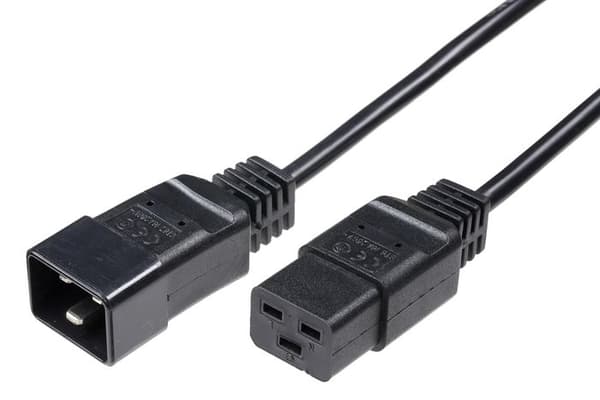 MicroConnect forlængerkabel C19-C20 1m