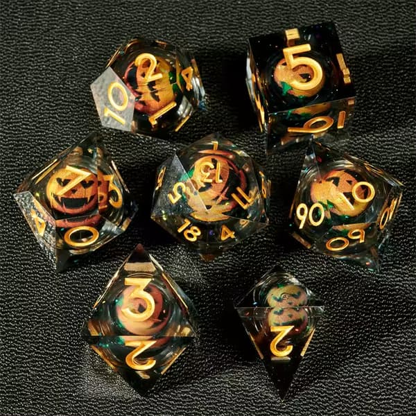 Smaugs Skat RPG Terning Flydende D20 3,3 cm