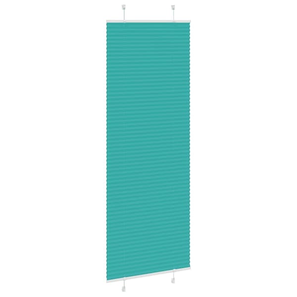 vidaXL plissegardin petrolgrøn 75x200 cm stofbredde