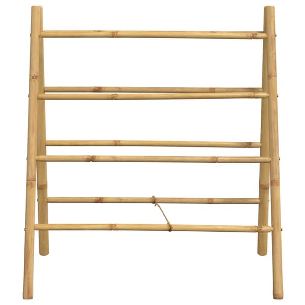 vidaXL Dubbel handduksstege, 4 pinnar, 90x50x100 cm, bambu