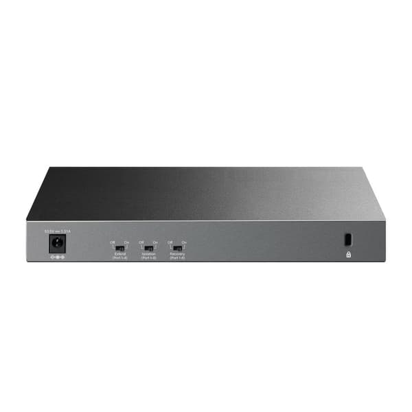 TP-LINK LS1210GP nätverksswitch, 9 RJ-45-portar, PoE, svart