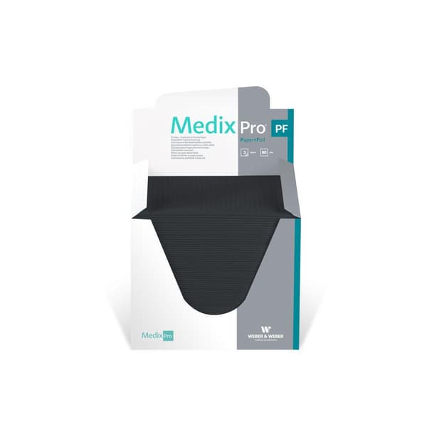 Medicinsk papir-folie pad 33x48 sort MedixPro Weber til permanent makeup