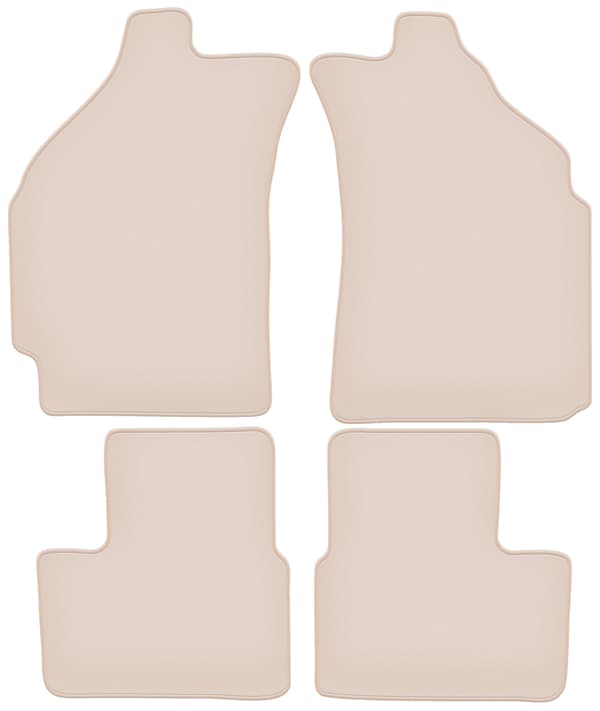 Premium beige gulvmåtter til Daewoo Matiz hatchback 1997-2007