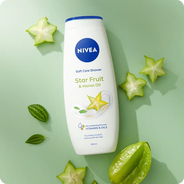 NIVEA Care och Star Fruit duschgel 500 ml