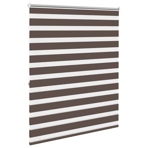 Zebra rullegardin 140 x 175 cm kaffe