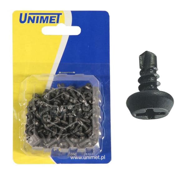 Fosfaterede selvborende skruer 3,9*9,5 mm OP-200 stk. - 505 3,9*9,5 m