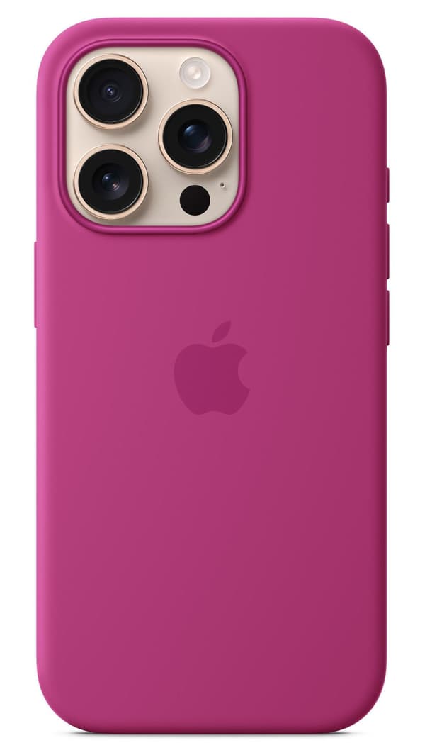 Silikonfodral med MagSafe APPLE för iPhone 16 Pro Levande rosa MYYN3ZM/A