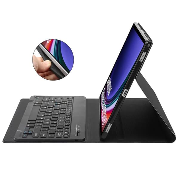 TECH-PROTECT SC-KYNÄ + NÄPPÄIMISTÖ GALAXY TAB S9 FE+ PLUS 12.4 X610 / X616B MUSTA