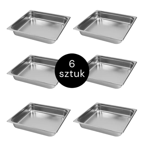 Mega-M GN beholder 2/3 353x325x65 mm sæt 6 stk