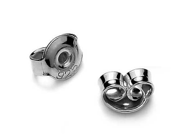 Sølvlyserøde enhjørningsøreringe små ørestikker til piger emalje 925