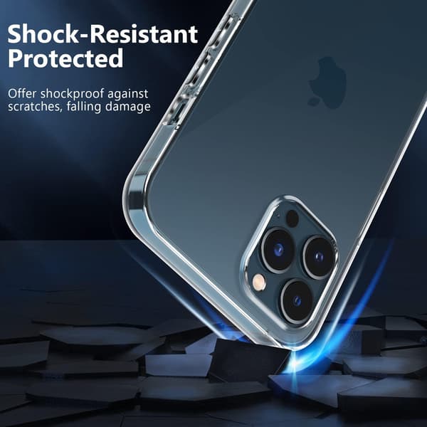 APPLE IPHONE 12 PRO MAX -SILIKONISUOJA + 3 KARKAISTU LASISUOJA A2410