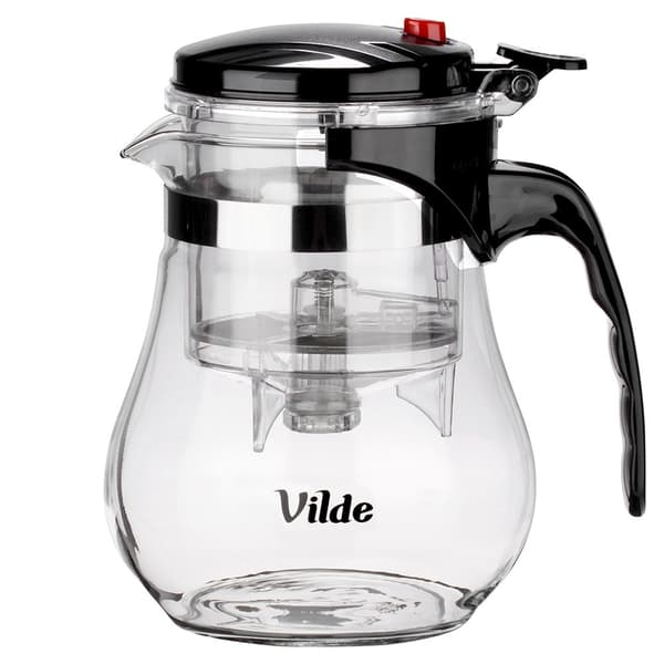 Glaskande med drypfri teinfuser til te 1,15 l