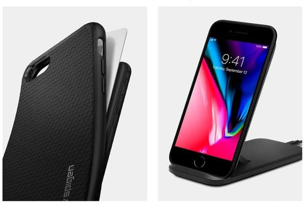 SPIGEN LIQUID AIR IPHONE 7/8/SE 2020/2022 SVART