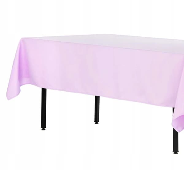 Fläckavvisande rektangulär bordsduk FÖR ett bord, tjock polyester, 280x170 cm, lavendel