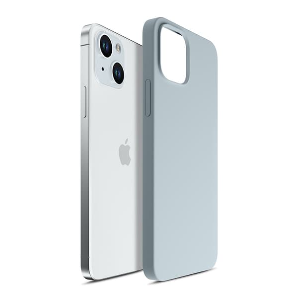 Apple iPhone 15 Plus - 3mk Hardy Silikon MagCase Blå