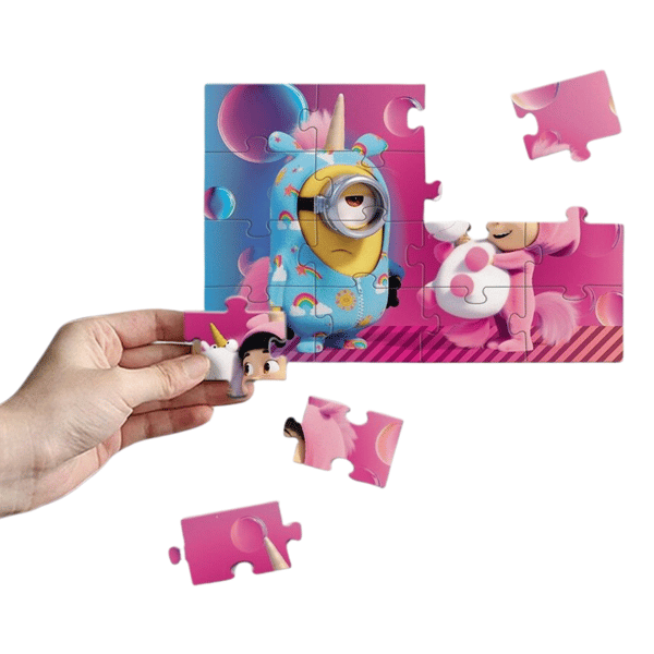 Magnetisk Minions-puslespil 16 brikker TIL de yngste