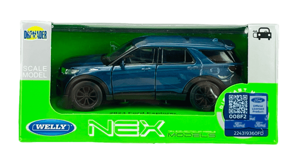 WELLY 2023 FORD EXPLORER BLÅ 1:34 43837