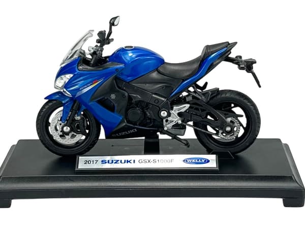 WELLY 2017 SUZUKI GSX-S1000F 1:18 12844