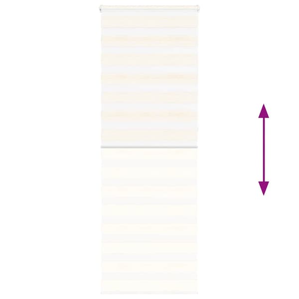 vidaXL Zebra rullegardin, 85x230 cm, stofbredde 80,9 cm, polyester