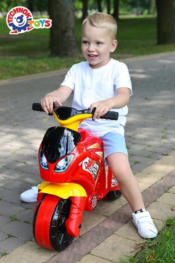STOR motorcykel 70 cm balanscykel