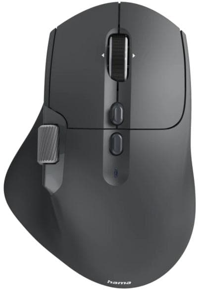 HAMA WM900 ergonominen Multi-Device RF Bluetooth Musta