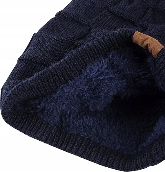 REDESS Beanie Hat til mænd og kvinder vinter varm sort unisex