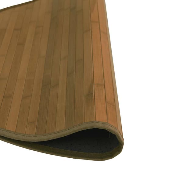 vidaXL Pyöreä Matto, Ruskea, 80 cm, Bambu