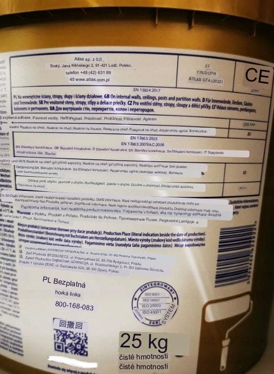 GTA superhvid polymerpuds 25 kg