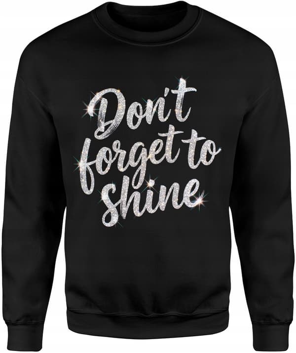 HERRSWEATSHIRT MED TRYCK, INSKRIFT, GLÖM INTE ATT GLITTERA, PRESENT M