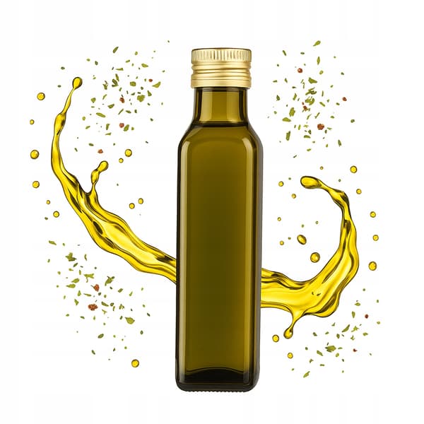 10x flaska MARASCA OLIVE 250ml för olivolja, sås, vinäger, glasflaskor