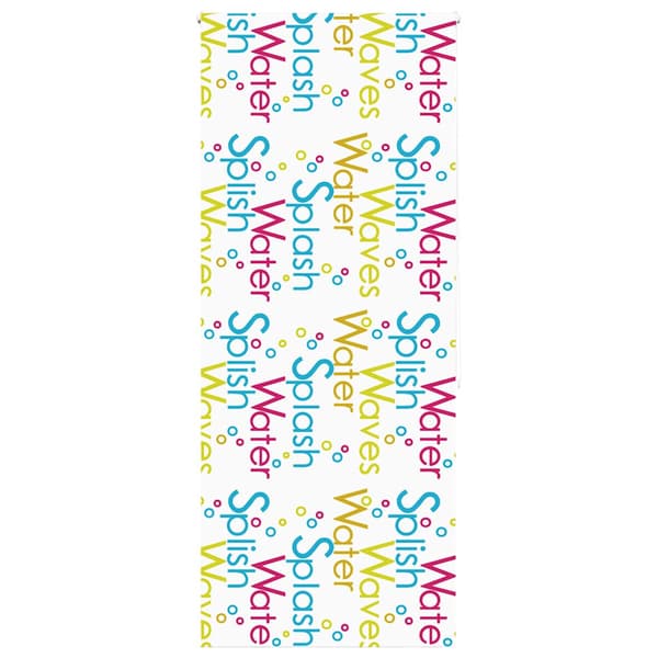 vidaXL Duschrullgardin 110x240 cm Tygbredd 106 cm