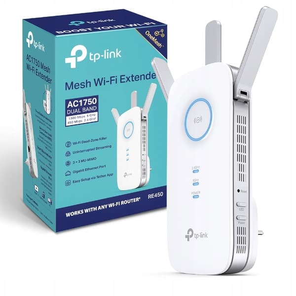 TP-Link RE450 AC1750 Gigabit Wi-Fi-förlängare