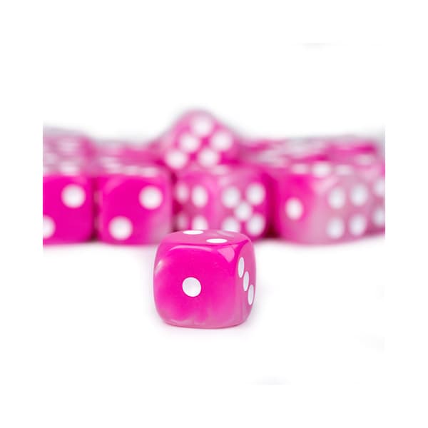 D6 1,6 cm RPG Prinsessasuu Kuusisivuinen noppa