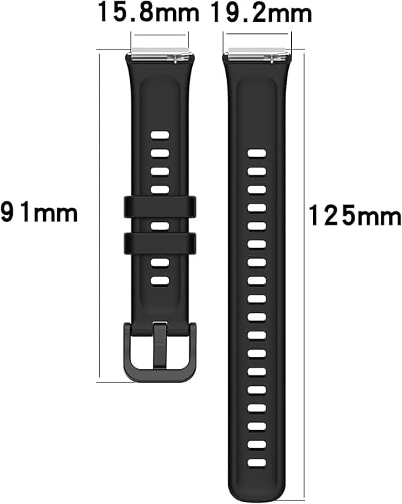 HUAWEI BAND 7 URREM SORT SILIKONE VANDTÆT