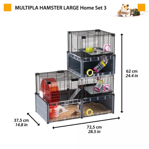 FERPLAST Multipla Hamsterbur Stor gnagare