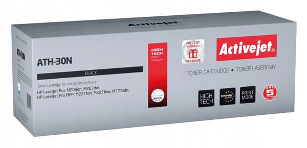 Activejet-toner för HP 30A CF230A ny ATH-30N