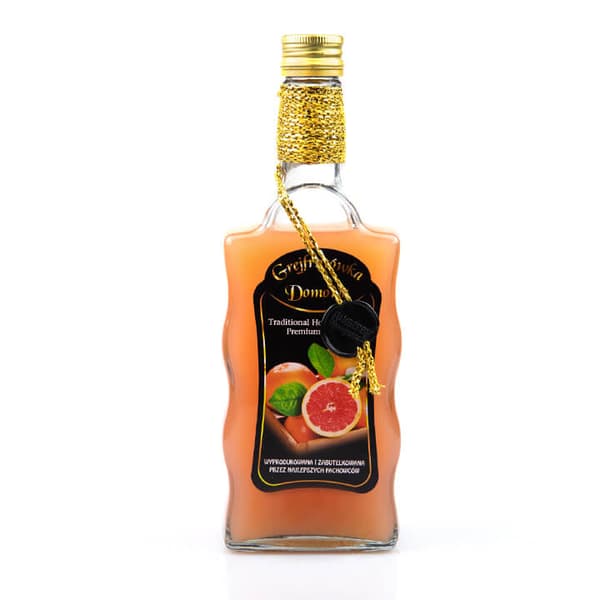 Dekorativ vågflaska 500ml HEMGJORD GRAPEFRUKT