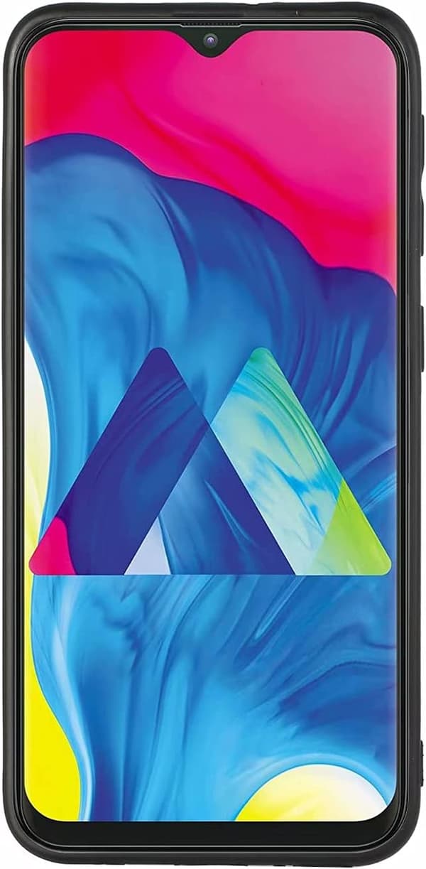 Hærdet glascover til Samsung Galaxy A20E, sort læder.