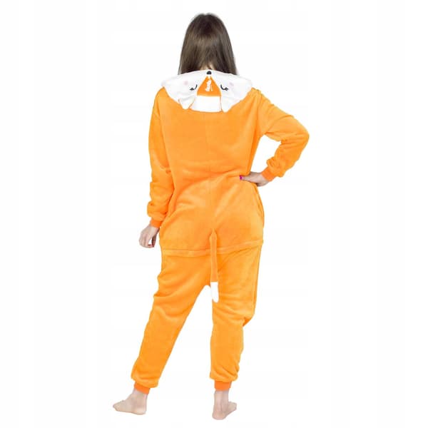 Visade i varianter Kostym Onesie Räv - S