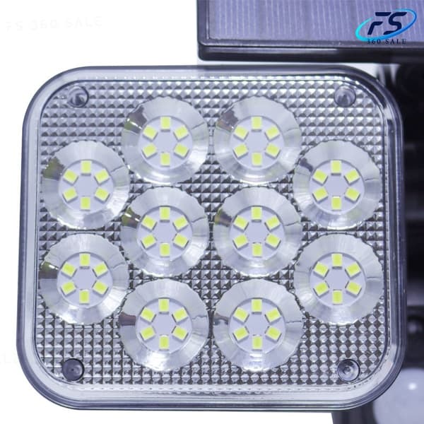 120 LED solcellelampe med bevægelses- og skumringssensor JD-2108