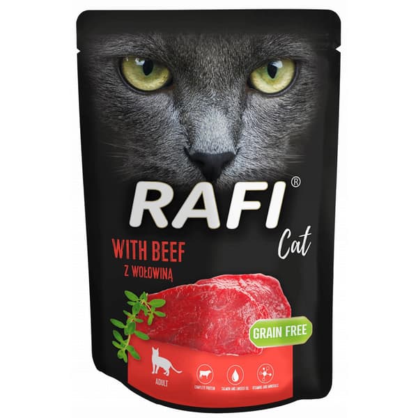 Vådfoder til katte Dolina Noteci Rafi Kat 30x300g oksekød