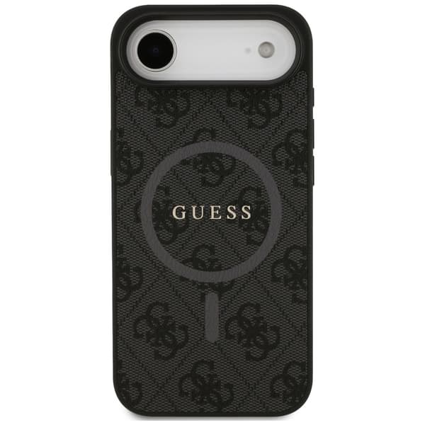 Guess 4G Ring Classic Logo MagSafe-etui til iPhone 17 Air – sort