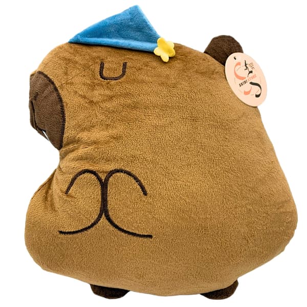 Nukkuva kapybara pehmustettu tyyny pehmolelu squish iso lelu